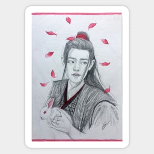 Wei Wuxian (The Untamed) pencil drawing Sticker